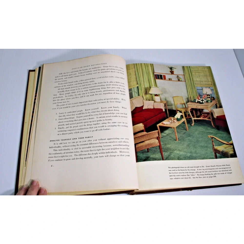 Vintage 1940 Popular Home Decoration Mary Davis Gillies McCall’s Interior Design